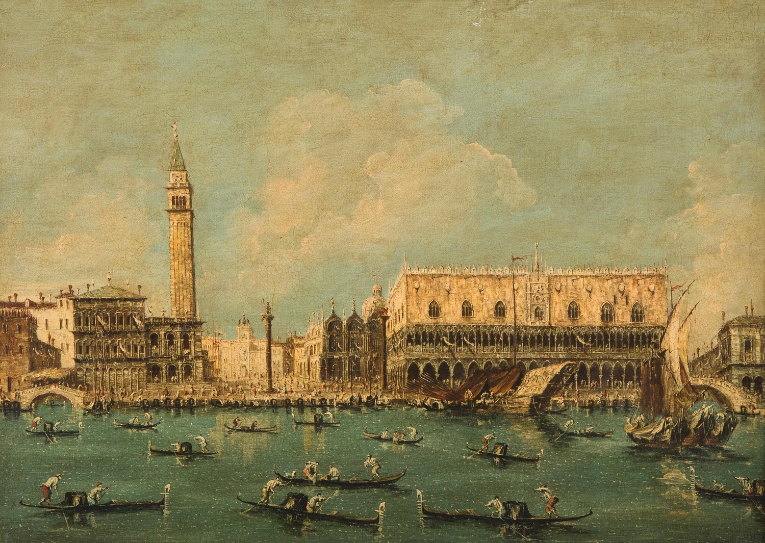 Veduta di Piazza San Marco dal mare